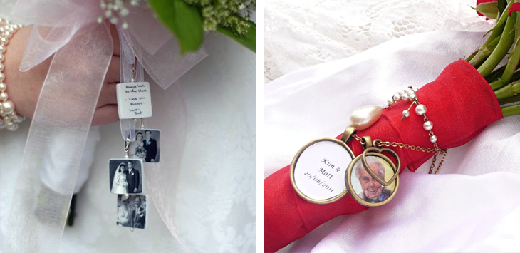 Memory Charms for Wedding Bouquets